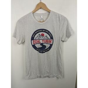 Coal Tubin Adult Small S Grey T-shirt River Tubing Soft (4)